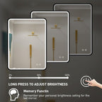 32x24 Inch LED Bathroom Mirror - Image 5