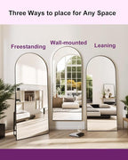 DMWOODFL 58"x18" Arched Full Length Mirror - Image 4