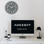 AKCISOT Wall Clock Bathroom 10 Inch Analog Small Wall Clocks Battery Operated - Image 4