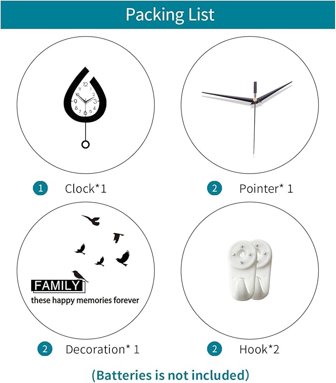 Decorative Wall Clock for Living Room Decor Large Modern Wall Clocks - Image 6