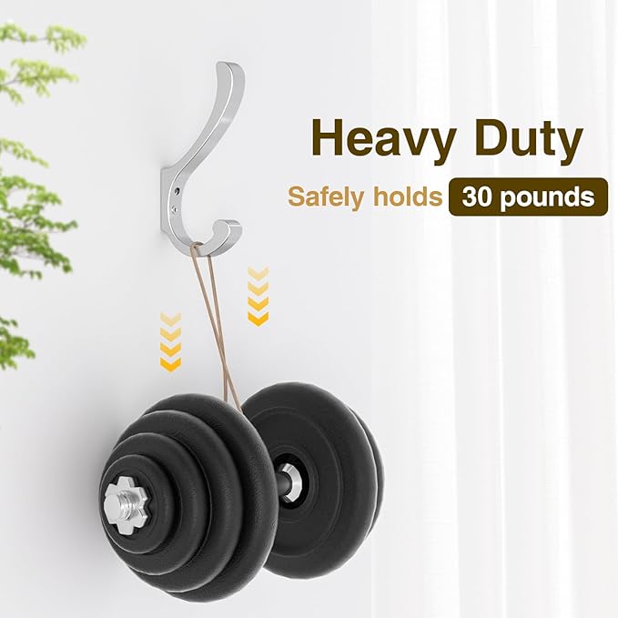 Coat Hooks Wall Mount for Hanging - Image 4