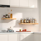 16 Pack - 6 inch Black Hidden L Shelf Bracket Iron Floating Shelf Brackets - Image 5