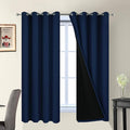 Yakamok Total Blackout Curtains, 2 Thick Layers Completely Blackout Thermal by Yakamok