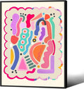 Funky Cute Kids Abstract Wall Art Trendy Bright Colorful Poster 12x16 inch by Medpol