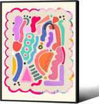 Funky Cute Kids Abstract Wall Art Trendy Bright Colorful Poster 08x10 inch by Medpol