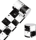 HOMETITUTE Wallpaper Border Peel and Stick Wall Border 4x196 Inch Grunge Black by HOMETITUTE