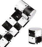 HOMETITUTE Wallpaper Border Peel and Stick Wall Border 4x196 Inch Grunge Black by HOMETITUTE