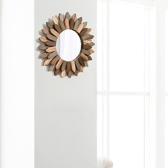 Honiway Boho Wall Decor 12 inch Decorative Mirror - Image 4