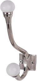 Indian Shelf 6 Pieces Exclusive Ceramic Heavy Duty Decorative Double Wall Hooks by IndianShelf
