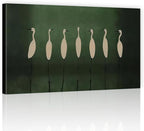 ALMLZL Egret Canvas Wall Art Elegant White Birds Heron Poster Minimalist by ALMLZL