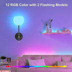 Black Gold Battery Operated Wall Sconces Set of 2, Rechargeable Wireless Wall - Image 3