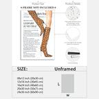 Trendy Newspaper Posters Vintage Leopard Boots Poster Feminist Canvas Prints - Image 2