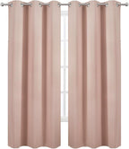 LEMOMO Blush Thermal Blackout Curtains/42 x 95 Inch/Set of 2 Panels Room - Image 2