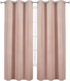 LEMOMO Blush Thermal Blackout Curtains/38 x 84 Inch/Set of 2 Panels Room - Image 2
