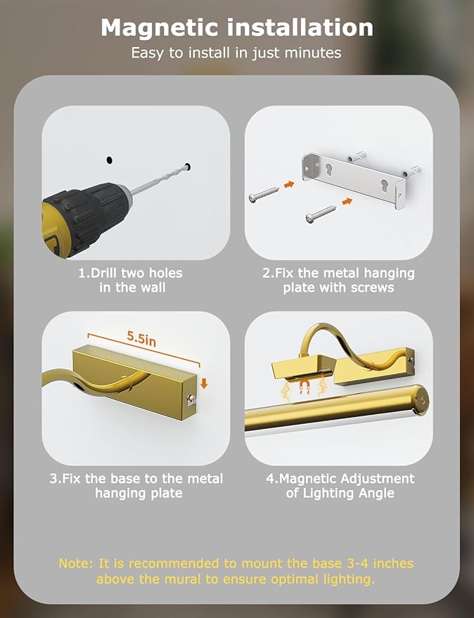 16in Wireless Picture Light - Image 5