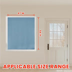 AJAZZ self Adhesive Portable 100% Blackout Curtains Simple and Easy to - Image 8