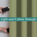 Yakamok 100% Blackout Lined Panels, Thermal Insulated Blackout Curtains - Image 3