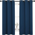 NICETOWN Room Darkening Curtains 63 inch Length 2 Panels, Thermal Insulated - Image 2