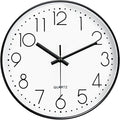 Wall Clock, Silent Wall Clocks Battery Operated 10 Inch Modern Non Ticking by MABPEDO