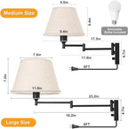 TRLIFE Wall Sconce with Remote Control, Dimming 10%-100% and Adjustable Color - Image 7