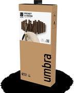 Umbra Picket Wall-Mounted Coat Rack Rail Hook - Image 7