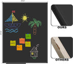 Lockways Magnetic Chalkboard 48 x 36 Inches, Aluminum Frame Large Blackboard - Image 4