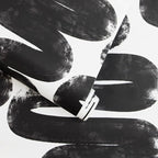 Tempaper x Bobby Berk White & Black Wiggle Room Removable Peel and Stick - Image 2