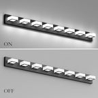 Ralbay 52inch Black Vanity Lights Fixtures 8 Lights LED Modern LED Acrylic - Image 7