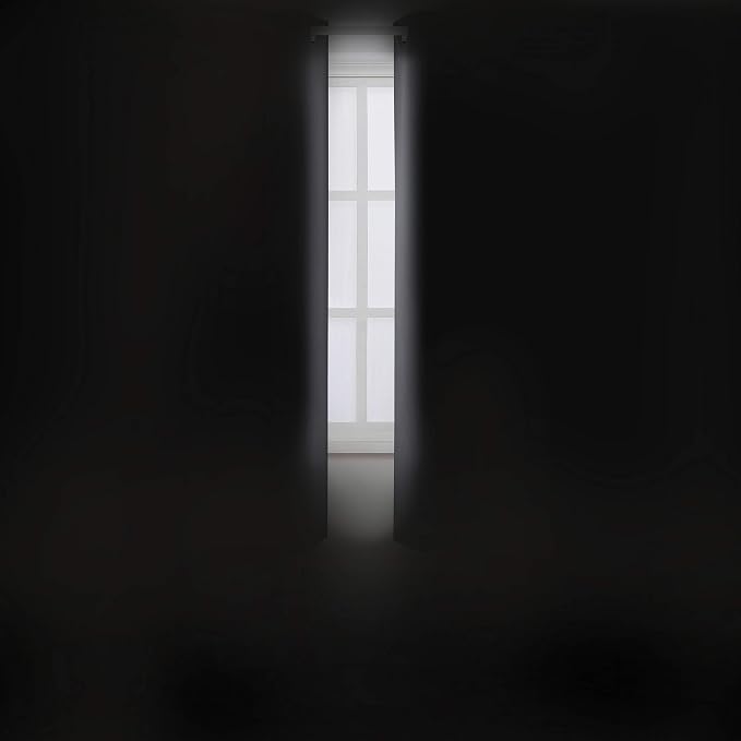 LEMOMO Grey Blackout Curtains for Bedroom Room Darkening Curtains/38 x 54 Inch - Image 3