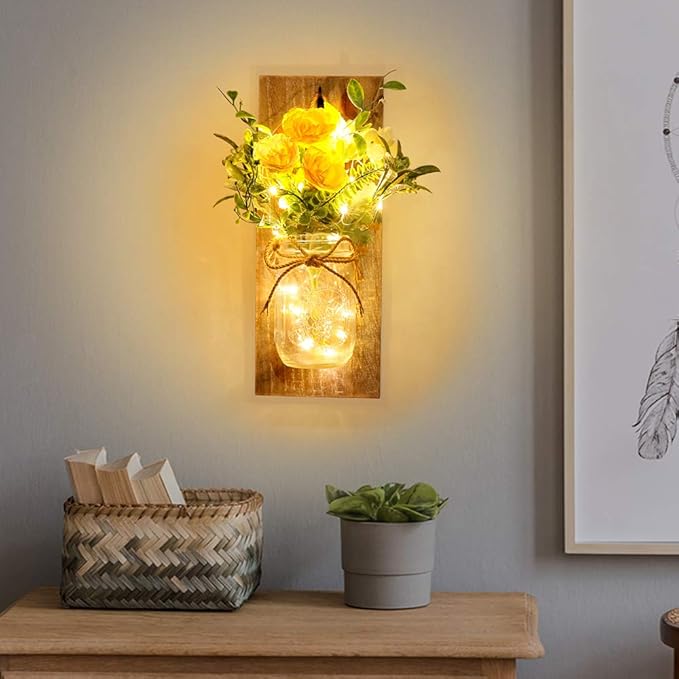 Wall Decor Mason Jar Sconces - Image 5