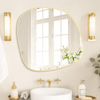 WallBeyond Asymmetrical Mirror, Irregular Wall Mirror, Wall Mirrors Decorative by WallBeyond