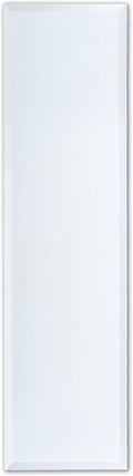 Better Bevel 12" x 48" Frameless Full-Length Rectangle Mirror | 1" Beveled Edge by Better+Bevel
