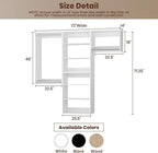 ROOMTEC Modular Closet System, Modern Wooden Tower - Image 2