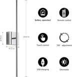 KARTOOSH Battery Operated Wall Sconces - Image 5