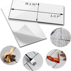 AULIGET 3" x 6" Thick PVC Peel and Stick Backsplash, Subway Tile Peel and Stick - Image 4