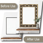 Black Gold Wallpaper Border 196.9 x 3.9 Inch Wall Border Trim Peel and Stick - Image 5