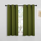 NICETOWN Christmas Bedroom Curtain Panels Blackout Draperies, Holiday Christmas - Image 2