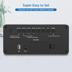 Peakeep Digital Alarm Clock for Bedroom Bedside, Loud Alarm Clock for Heavy - Image 5