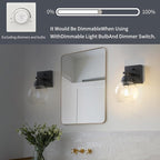 Bathroom Light Fixtures, 1-Light Matte Black Vanity Light - Image 4
