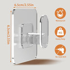 DELITON Clear Cute Storage Hooks, 10 Packs, Adhesion - Image 4