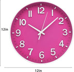 HZDHCLH Wall Clocks Battery Operated 12 inch Silent Non Ticking Modern Wall - Image 6