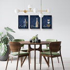 GUBIYU Kitchen Wall Art Set of 3, Rustic Farmhouse Decor, Eat Drink Love Sign - Image 3