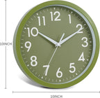 DAXSMY Wall Clock Analog 10 Inch Simple Silent Non Ticking Battery Operated - Image 4