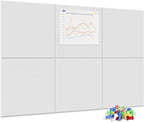 Neatsure Large Cork Board for Wall, 6 Panels Felt Tiles Tack Push Pin Board for by Neatsure