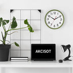 AKCISOT Wall Clock 10 Inch Silent Non-Ticking Modern Clocks Battery Operated - Image 3