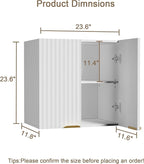 ChooChoo Bathroom Wall Cabinet, Kitchen Storage Cupboard Cabinet - Image 3
