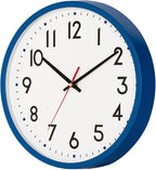 HZDHCLH Wall Clock Blue, Silent Wall Clocks Battery Operated 8 Inch Modern Non - Image 7