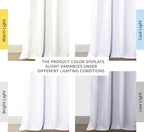 NICETOWN White 100% Blackout Curtains - Image 3