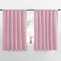 NICETOWN Blackout Curtains for Bedroom, Rouge Pink, 1 Pair, 70 by 63-inch by NICETOWN