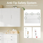 SoBuy Wall Cabinet Laundry Room, Medicine Cabinet - Image 5